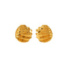 Stainless Steel Geometric Oblique Thread Electroplating Women's Earrings