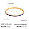 Stainless Steel Geometric Oil Dropping Buckle Bracelet Electroplated Hand Jewelry