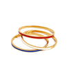 Stainless Steel Geometric Oil Dropping Buckle Bracelet Electroplated Hand Jewelry