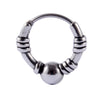 Stainless Steel Geometric Oiltreated Leaves Twist Wings Punk Retro Earring
