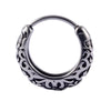 Stainless Steel Geometric Oiltreated Leaves Twist Wings Punk Retro Earring