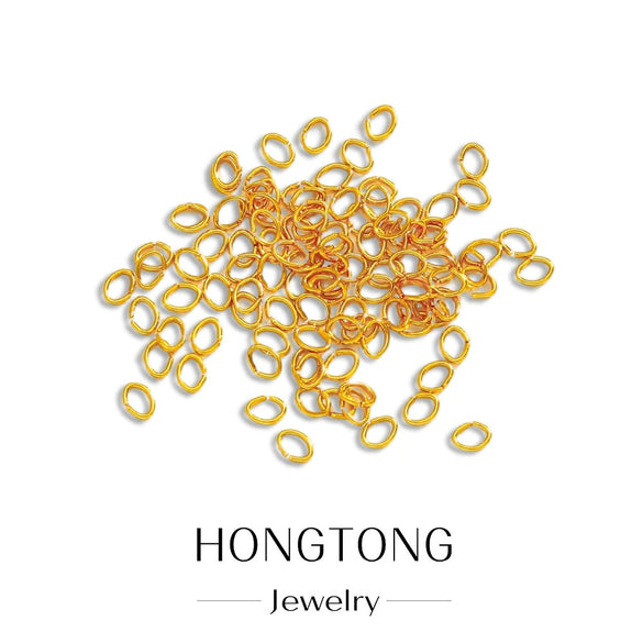 Stainless Steel Geometric Open Ring Connector Vacuum Electroplated Diy Chain Accessories