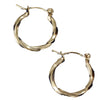 Stainless Steel Geometric Oval Earrings For Women With Electroplating Design