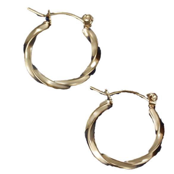 Stainless Steel Geometric Oval Earrings For Women With Electroplating Design