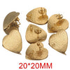 Stainless Steel Geometric Oval Stud Earrings Electroplating Handmade Jewelry