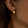 Stainless Steel Geometric Pattern Electroplated Women's Earrings