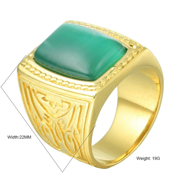 Stainless Steel Geometric Pattern Polish Ring For Women And Unisex