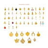 Stainless Steel Geometric Pendant Furnace Vacuum Plated 18K Gold Color Preservation