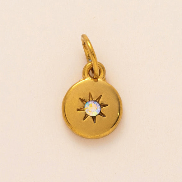 Stainless Steel Geometric Pendant Furnace Vacuum Plated 18K Gold Color Preservation