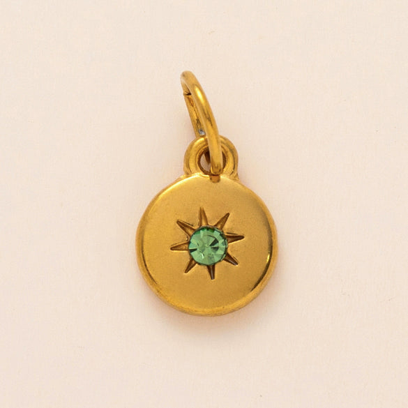 Stainless Steel Geometric Pendant Furnace Vacuum Plated 18K Gold Color Preservation