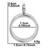 Stainless Steel Geometric Pendant Necklace With Electroplating Process