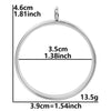 Stainless Steel Geometric Pendant Necklace With Electroplating Process
