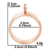 Stainless Steel Geometric Pendant Necklace With Electroplating Process