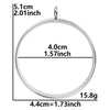 Stainless Steel Geometric Pendant Necklace With Electroplating Process