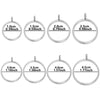 Stainless Steel Geometric Pendant Necklace With Electroplating Process