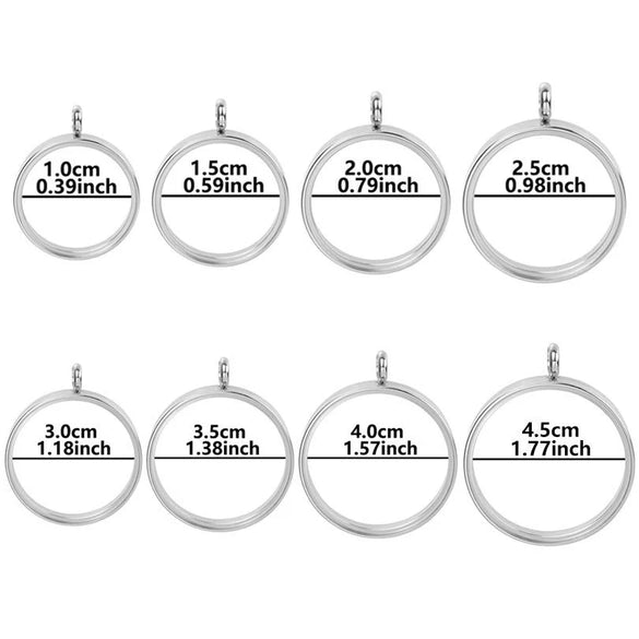 Stainless Steel Geometric Pendant Necklace With Electroplating Process