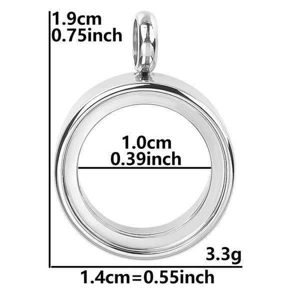 Stainless Steel Geometric Pendant Necklace With Electroplating Process