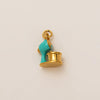 Stainless Steel Geometric Pendant Necklace With Vacuum Plating 18K Gold Color