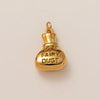 Stainless Steel Geometric Pendant Necklace With Vacuum Plating 18K Gold Color
