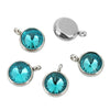 Stainless Steel Geometric Pendant Necklace With Welding And Electroplating Smooth Pattern