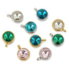 Stainless Steel Geometric Pendant Necklace With Welding And Electroplating Smooth Pattern