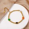Stainless Steel Geometric Pig Nose Electroplating Unisex Bracelet Jewelry