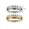 Stainless Steel Geometric Precision Inlaid Zircon Nose Ring And Ear Bone Cartilage Helix Earrings With Electroplating