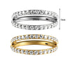 Stainless Steel Geometric Precision Inlaid Zircon Nose Ring And Ear Bone Cartilage Helix Earrings With Electroplating