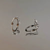 Stainless Steel Geometric Prismatic Unisex Earrings With Cool And Personalized Style And Polish Technology