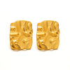 Stainless Steel Geometric Rectangular Electroplated Women's Hiphop Earrings