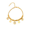 Stainless Steel Geometric Retro Light Luxury Women's Bracelet With Electroplating