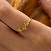 Stainless Steel Geometric Ring Electroplating Women's Jewelry