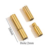 Stainless Steel Geometric Rotary Buckle Jewelry Accessories For Bracelet And Necklace With Electroplating