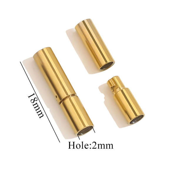 Stainless Steel Geometric Rotary Buckle Jewelry Accessories For Bracelet And Necklace With Electroplating