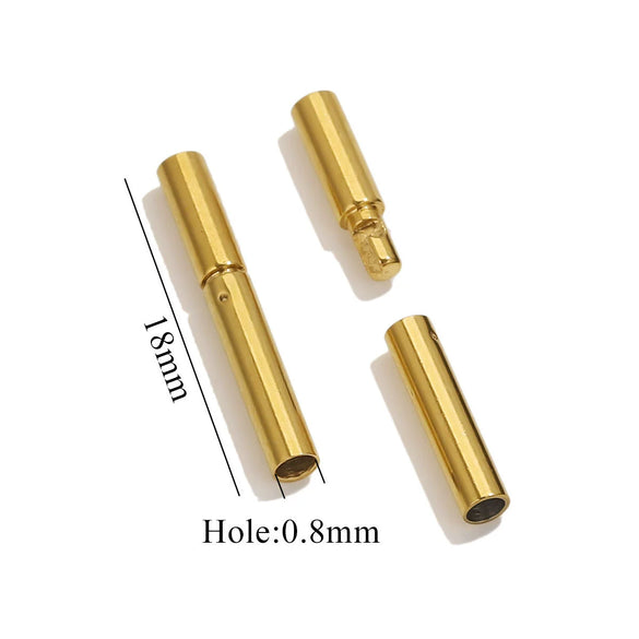 Stainless Steel Geometric Rotary Buckle Jewelry Accessories For Bracelet And Necklace With Electroplating