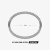 Stainless Steel Geometric Round Bead Bracelet For Women Gold Inlaid Jewelry