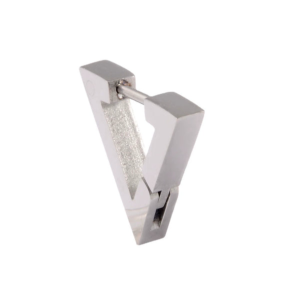 Stainless Steel Geometric Round Frosted Electroplated Unisex Earrings