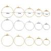 Stainless Steel Geometric Round Hoop And Tassel Earrings Accessories