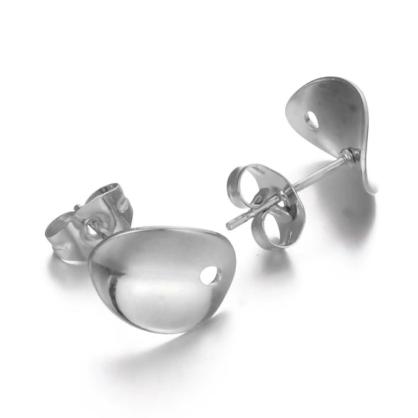 Stainless Steel Geometric Shape Electroplated Handmade Earring Material