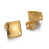Stainless Steel Geometric Shape Electroplated Handmade Earring Material