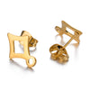 Stainless Steel Geometric Shape Electroplated Handmade Earring Material