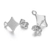 Stainless Steel Geometric Shape Electroplated Handmade Earring Material