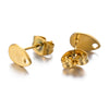 Stainless Steel Geometric Shape Electroplated Handmade Earring Material