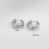 Stainless Steel Geometric Simple Electroplated Unisex Earrings