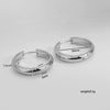 Stainless Steel Geometric Simple Electroplated Unisex Earrings