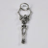 Stainless Steel Geometric Skull Round Closed Septum Lip Ring Puncture Accessories Electroplated