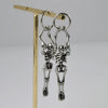 Stainless Steel Geometric Skull Round Closed Septum Lip Ring Puncture Accessories Electroplated