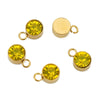 Stainless Steel Geometric Smooth Inlay Zircon Pendant And Bracelet Accessories