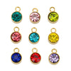 Stainless Steel Geometric Smooth Inlay Zircon Pendant And Bracelet Accessories