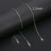 Stainless Steel Geometric Snake Bone Chain Necklace With Pendant For Unisex Electroplating Style